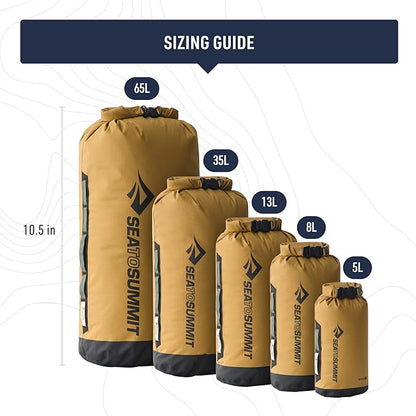 Sea to Summit Big River Dry Bag, Heavy-Duty Dry Storage, 20 Liter, Surf Blue
