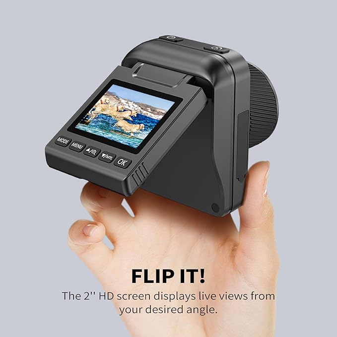 4K Time Lapse Camera Outdoor Construction Plant Weather Life, IP66 Waterproof, 6 Month Battery Life, Manual Focus, 32GB TF Card Included