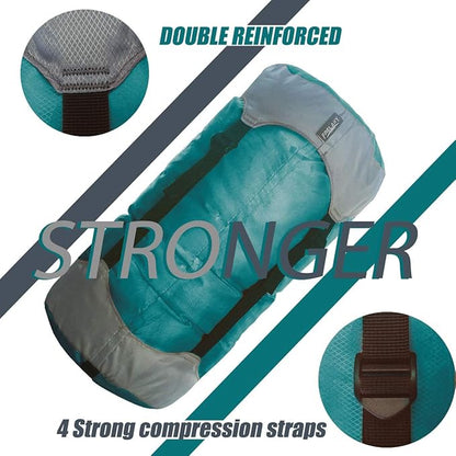 Frelaxy Compression Sack, Ultralight Sleeping Bag Stuff Sack, 40% More Storage! 11L/18L/30L/45L/52L, Compression Stuff Sack - Space Saving Gear for Camping, Hiking, Backpacking