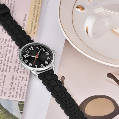 35MM Women's Watch Big Face Easy Reader Water Proof