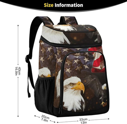 Cooler Backpack Insulated Leak Proof Beach Cooler Bag 30 Cans Waterproof Lightweight Soft Lunch Picnic Cooler for Men Women