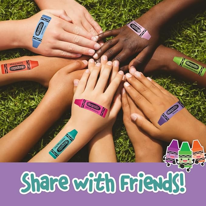 Crayola First Aid Kit, 30 Pieces | First Aid Kit for Kids & Adults, Travel-Friendly Compact for Home, Car, Camping, and Traveling