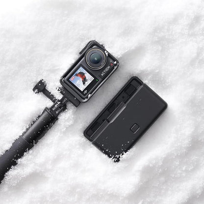 DJI Osmo Action 4 Adventure Combo, 4K/120fps Waterproof Action Camera with a 1/1.3-Inch Sensor, 10-bit & D-Log M Color Performance, Up to 7.5 h with 3 Batteries, Outdoor Camera for Travel, Biking