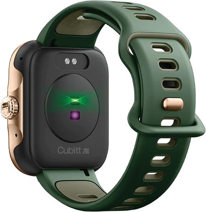 Cubitt Viva Pro Smartwatch/Fitness Tracker with 1.78" Touch AMOLED Screen, Bluetooth Calling, Built in GPS, 60+ Sports, Blood Oxygen, Heart Rate, Stress and Sleep Monitor, Waterproof, Step Counter