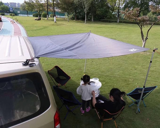 Hikeman Tent Footprint - Waterproof Camping Tarp, Heavy Duty Tent Floor Saver, Ultralight Ground Sheet Mat for Hiking, Backpacking, Hammock, Beach - Storage Bag Included(XL-83”x83”)