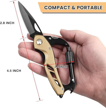 Multitool knife, Gift for Men (Gold)