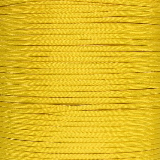 Paracord Planet Yellow 550 Paracord – 7 Strand Type III Paracord for Camping, Crafting, Utility and More! – F.S. Yellow (50 ft)