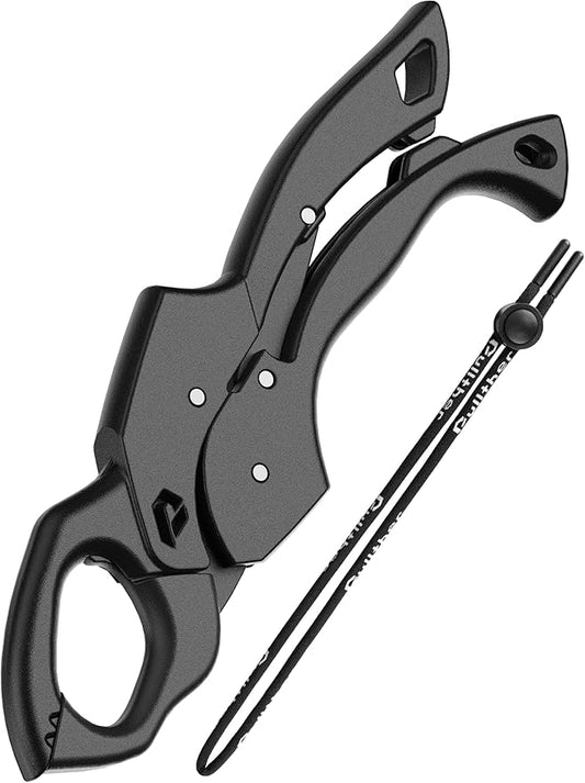 Fish Gripper 9.2",Fish Grabber Tool with Lanyard,Fish Holder for Saltwater