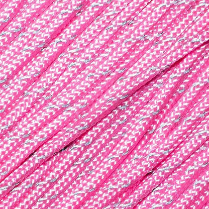 West Coast Paracord – 95 Tensile Strength - 1 Strand Reflective Paracord (50 Feet, Baby Pink)