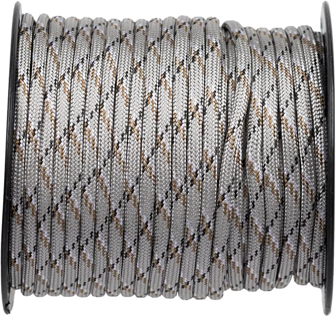 West Coast Paracord 100, 50 Feet 550 Lb. Paracord Parachute Rope Great for Outdoors Camping, Storage Kayak Utility Spool Many Colors