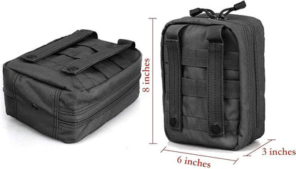 Carlebben EMT Pouch MOLLE Ifak Pouch Tactical MOLLE Medical First Aid Kit Utility Pouch