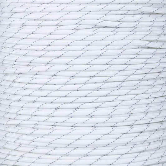 Reflective 550lb Paracord – 7 Strand Type III Nylon Parachute Cord for Hiking, Camping, and Fishing – 30+ Colors and 6 Length Options