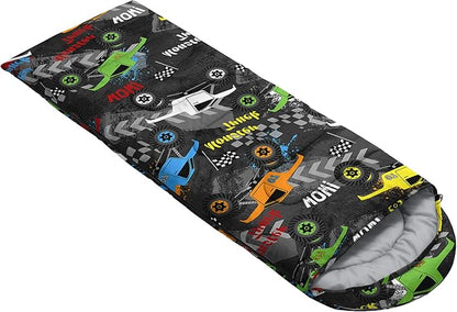 QOOMO Camping Sleeping Bags,3 Season Warm & Cool Weather,Lightweight,Waterproof Sleeping Bags for Adults & Kids,Traveling,and Outdoors,Camping Gear Equipment