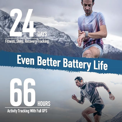 COROS APEX 2 Pro Outdoor GPS Watch, 1.3" Sapphire Titanium, 30-Day Battery Life, Dual-Freq GPS, On-Wrist Navigation, Offline Maps, Heart Rate Monitor, Track Sleep, Running, Biking, Climbing-Grey