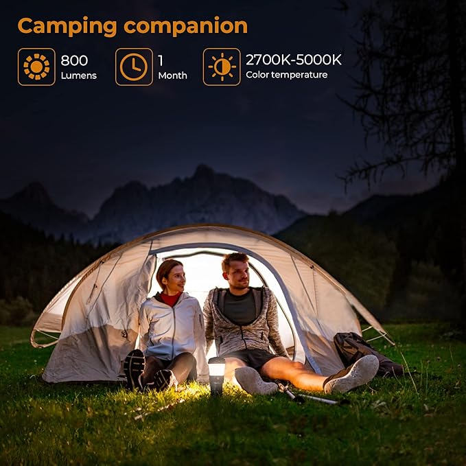 Sofirn BLF LT1 Camping Lantern Rechargeable, Led Lantern with 8X LH351D LED, 24 Hours Runtime in Medium Mode, Perfect Lantern Flashlight for Camping, Power Outages, Hiking, Fishing