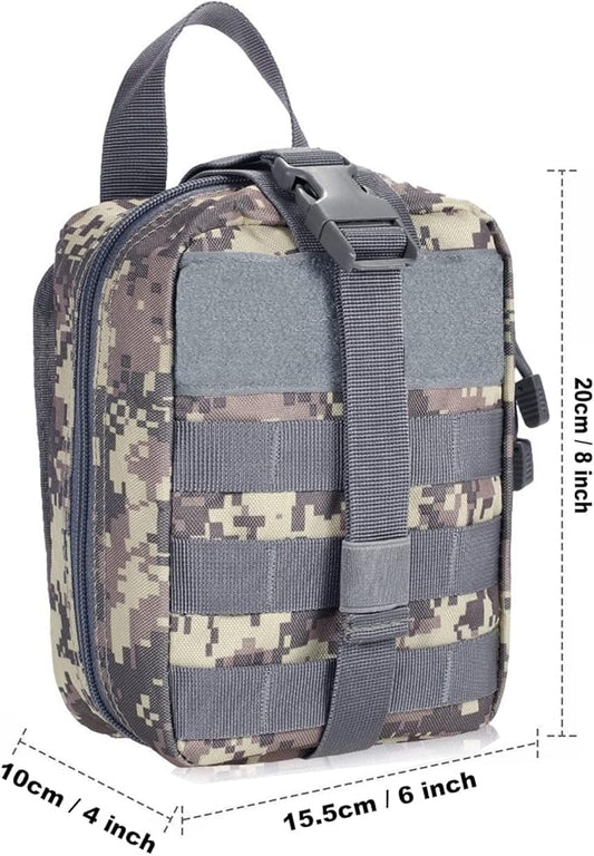 Molle First Aid Pouch Empty Medical Bag IFAK Tactical Rip-Away Pouches Small Bug Out Bags Trauma Medic Bag