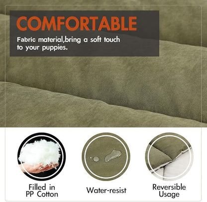 Outdoor Dog Bed, Waterproof, Washable, Large Size, Durable, Water Resistant, Portable and Camping Travel Pet Mat