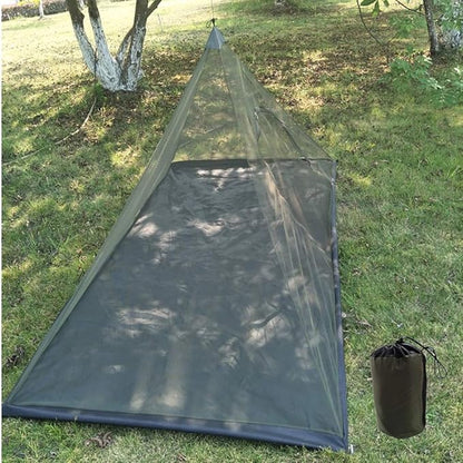 Mosquito Net for Camping Bed Compact and Ultra-Light for Travel Outdoor Netting Cover Lightweight Mesh (Green)