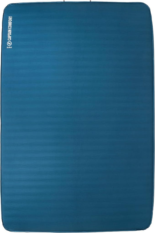 Big Agnes Captain Comfort Deluxe Camp | Supremely Comfortable, All-Weather, Self-Inflating Sleeping Pad