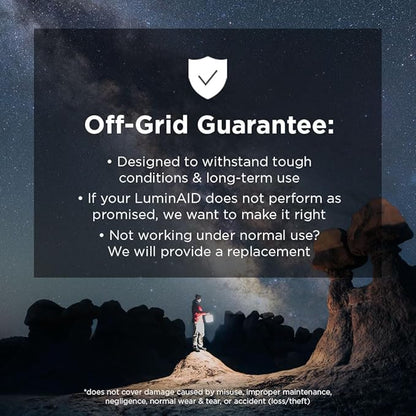 LuminAID Solar Beam with Phone Charger - Shatterproof & Waterproof Inflatable Tube Lantern with 300 Lumens of Bright LED - Perfect for Camping, Backpacking, Hiking, Emergency