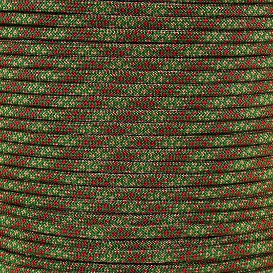 Paracord Planet Holiday Colors 550 Paracord – Great for DIY, Bracelets, and Lanyards – Noel (1,000 Feet)