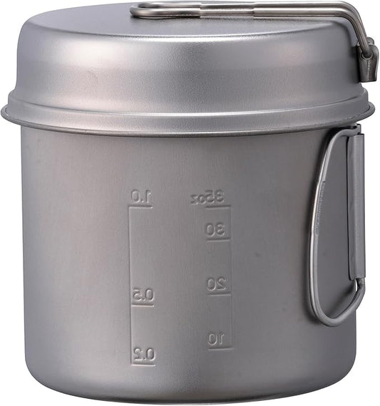 Snow Peak Trek Combo Cookware titanium grey