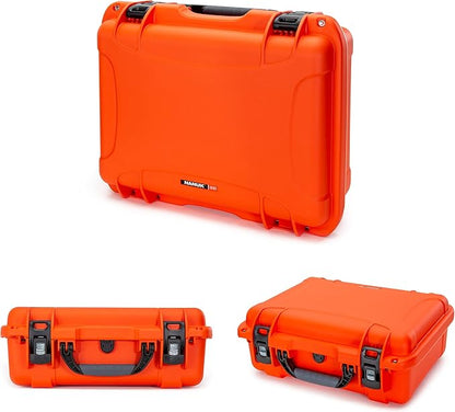 Nanuk 930 Waterproof Hard Case with Lid Organizer and Padded Divider - Orange (930-6003)
