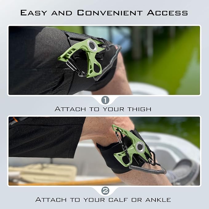KastKing Micro Gila Fishing Pliers, Integrated Finger Hole, Aircraft Grade Aluminum, Fishing Tools, Saltwater Resistant Fishing Gear, Tungsten Carbide Cutters, Olive
