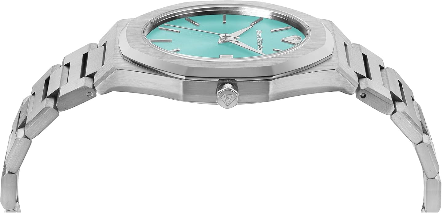 PIERRE RICHARDSON PR5428 Men’s Luxury Watch – Japanese Quartz Movement, Stainless Steel, 41mm, 5ATM Water Resistant, Scratch-Resistant Sapphire Crystal Glass – Classic Dress Watch for Men