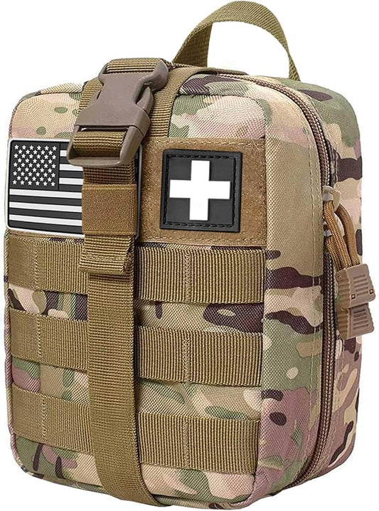 Molle First Aid Pouch Empty Medical Bag IFAK Tactical Rip-Away Pouches Small Bug Out Bags Trauma Medic Bag