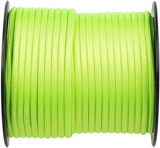 West Coast Paracord 100, 50 Feet 550 Lb. Paracord Parachute Rope Great for Outdoors Camping, Storage Kayak Utility Spool Many Colors