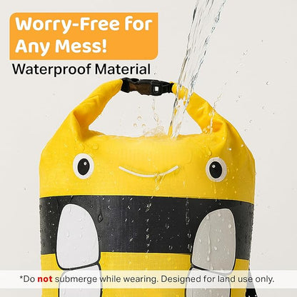 Kids Beach Bag Dry Bag Water Proof Resistent Travel Backpack Sacks for swimming Waterproof Backpack (Dragon Fly, 5L)