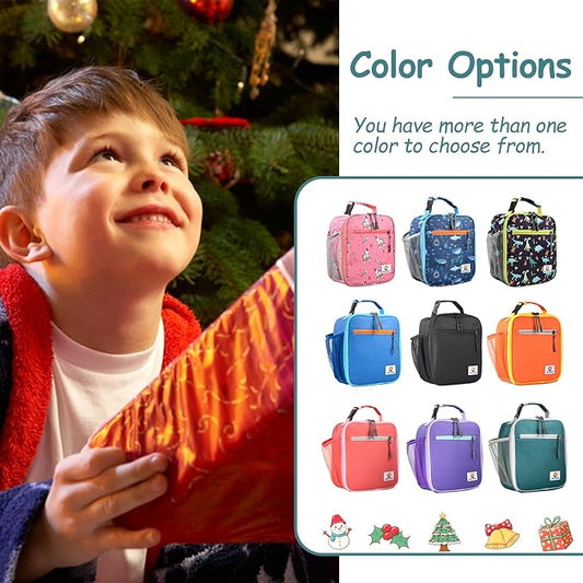 Lunch Box Kids,Premium Insulated Lunch Bag for Girls Boys,Soft Bag Mini Cooler Back to School Thermal Reusable Lunch Bag for Work School Picnic (Dino)