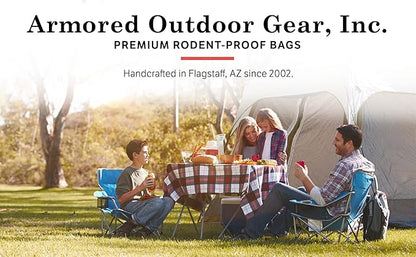 The Ultralight Camping Bundle- Rodent Proof Dry Bag for Backpacking - Bear Bag Food Storage for Camping with Coghlans Odor Proof & Waterproof Bag, Survival Utility Rope and Carabiner (Large)