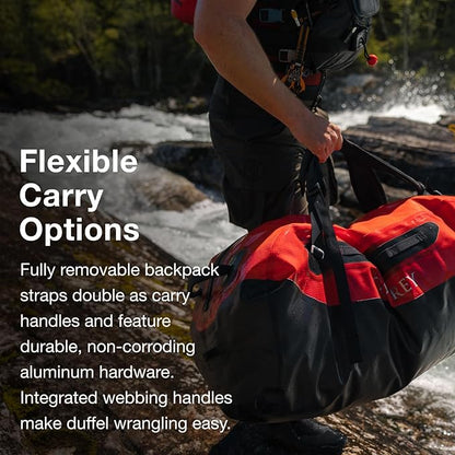 Osprey Transporter Waterproof 70L Duffel Bag, Mars Orange