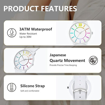 Bisley Unisex Watch Easy to Read Waterproof Silicone Strap Watch