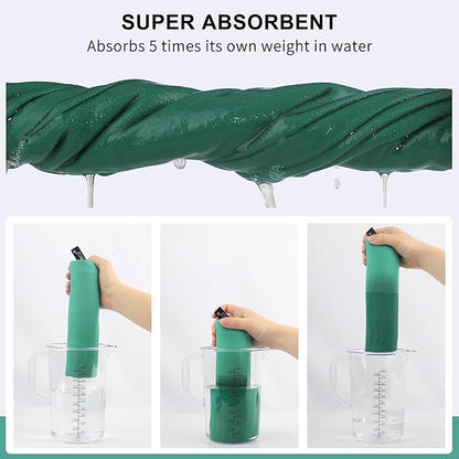Rainleaf Microfiber Towel Perfect Travel & Gym & Camping Towel. Quick Dry - Super Absorbent - Ultra Compact - Lightweight. Suitable for Trip, Beach, Shower, Backpacking, Pool