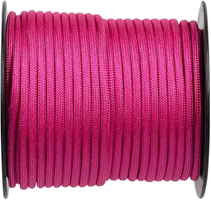 West Coast Paracord 100, 50 Feet 550 Lb. Paracord Parachute Rope Great for Outdoors Camping, Storage Kayak Utility Spool Many Colors