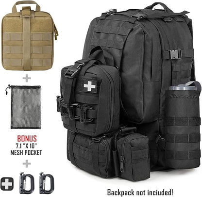 First Aid Bag Empty Medical Ifak Pouch Molle EMT Pouches Rip-Away Tactical Military Trauma Emergency Medic Bag