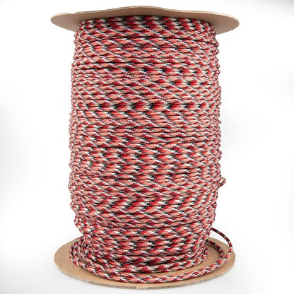 Paracord Planet Holiday Colors 550 Paracord – Great for DIY, Bracelets, and Lanyards – Ugly Sweater (250 Feet)
