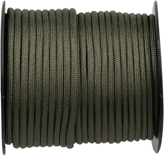 West Coast Paracord 100, 50 Feet 550 Lb. Paracord Parachute Rope Great for Outdoors Camping, Storage Kayak Utility Spool Many Colors