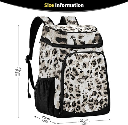 Cooler Backpack Insulated Leak Proof Beach Cooler Bag 30 Cans Waterproof Lightweight Soft Lunch Picnic Cooler for Men Women