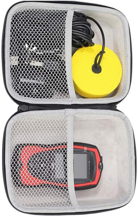 LUCKY Hard Travel Case LUCKYLAKER Handheld Fish Finder Boat Sonar Fishing Finders Transducer Kayak Fish Finder Waterproof for Ice Fishing