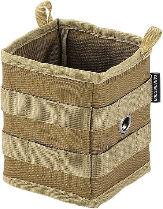 camping moon Storage Box Accessory Small Gear Organizer XS Black BG-1212BK (Coyote)