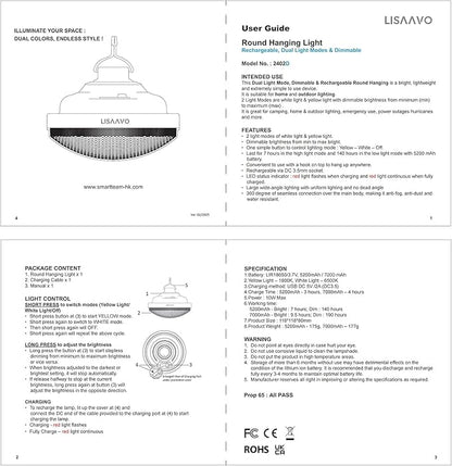 Rechargeable Camping Light 5200mAh Camping Lights and Lanterns Rechar Tent Light Night Market Lights for Tent,Camo