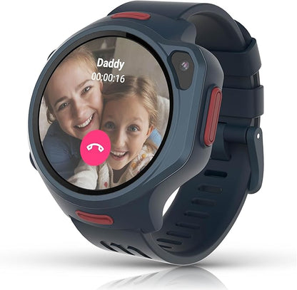 myFirst Fone R2 Kids Smartwatch with eSIM Video Calls Messaging Real-Time GPS Tracking SOS Button Safety Alerts Music Player Ages 5-12, for USA & Canada Gift for Boys & Girls (Mixed Berries)