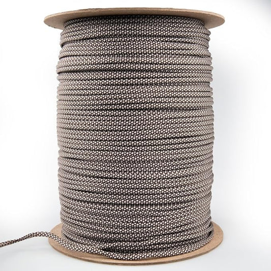 Paracord Planet Holiday Colors 550 Paracord – Great for DIY, Bracelets, and Lanyards – Hot Cocoa (100 Feet)