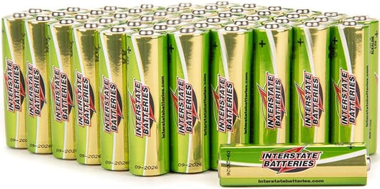 Interstate Batteries AA Alkaline Battery (48 Pack) All-Purpose 1.5V High Performance Battery - Workaholic (DRY7000)