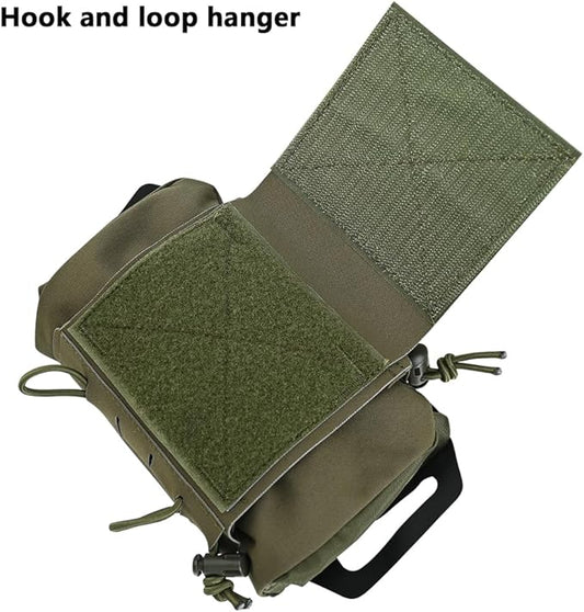 SABADO Rapid Deploy IFAK Pouch First Aid Kits Pack Tactical Two-piece System Medical Supply Holder Roll Carrier Hypalon Handle Outdoor Sport Hunting Bag Laminated Matting Fabric