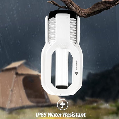 Rechargeable LED Camping Lantern - Free-Grip Design,4 Modes,IP65 Waterproof,3000K Warm Glow, Lightweight Portable Outdoor Light,Emergency Tent Light for Hiking,Backpacking & Home Use